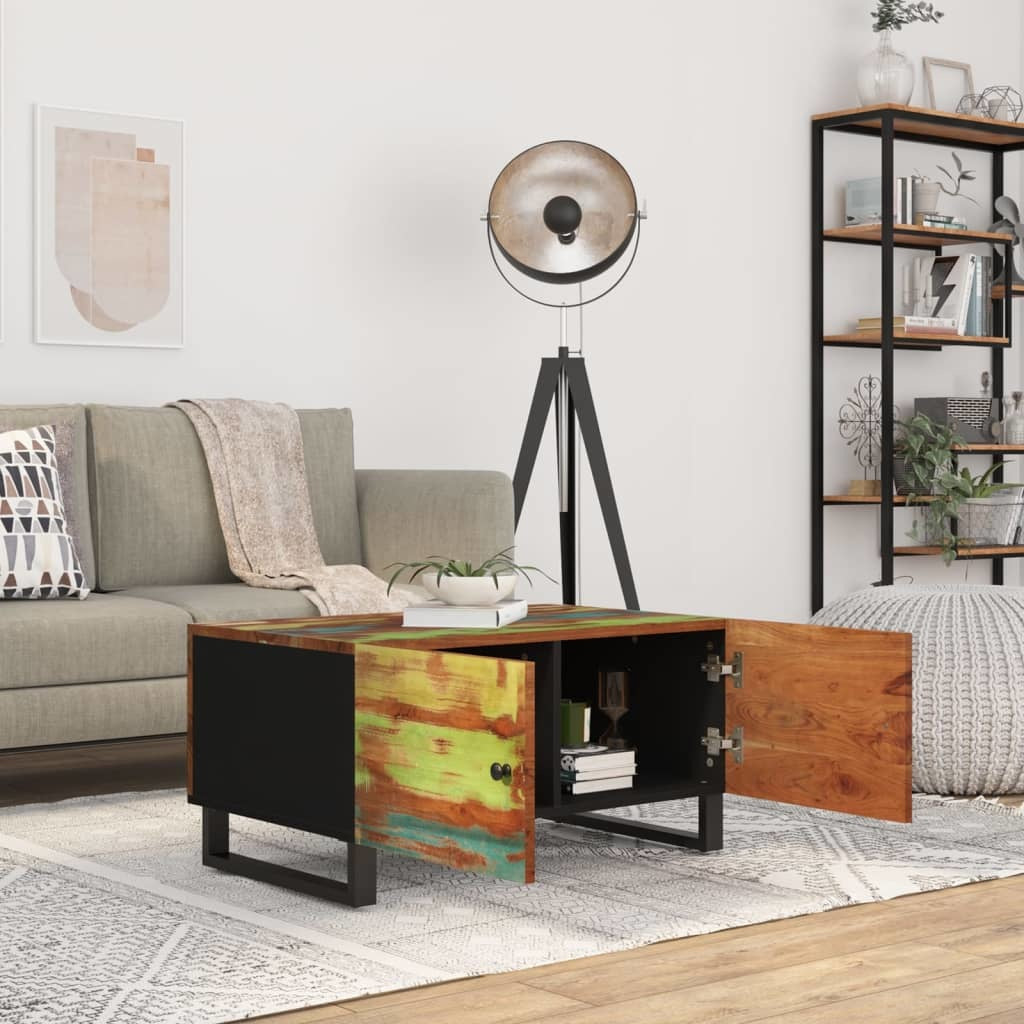 Coffee Table 31.5"x19.7"x15.7" Solid Wood Reclaimed&Engineered Wood