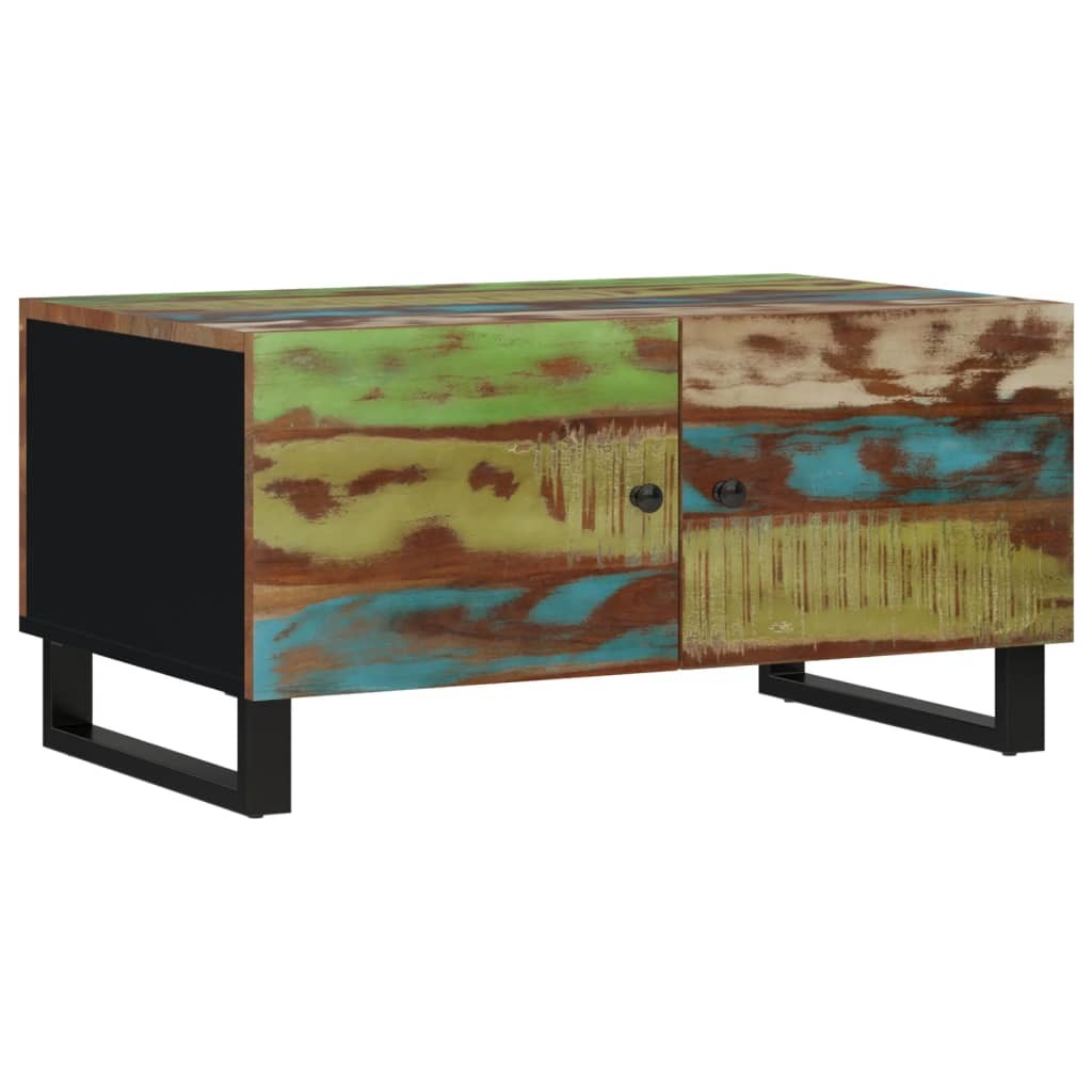 Coffee Table 31.5"x19.7"x15.7" Solid Wood Reclaimed&Engineered Wood