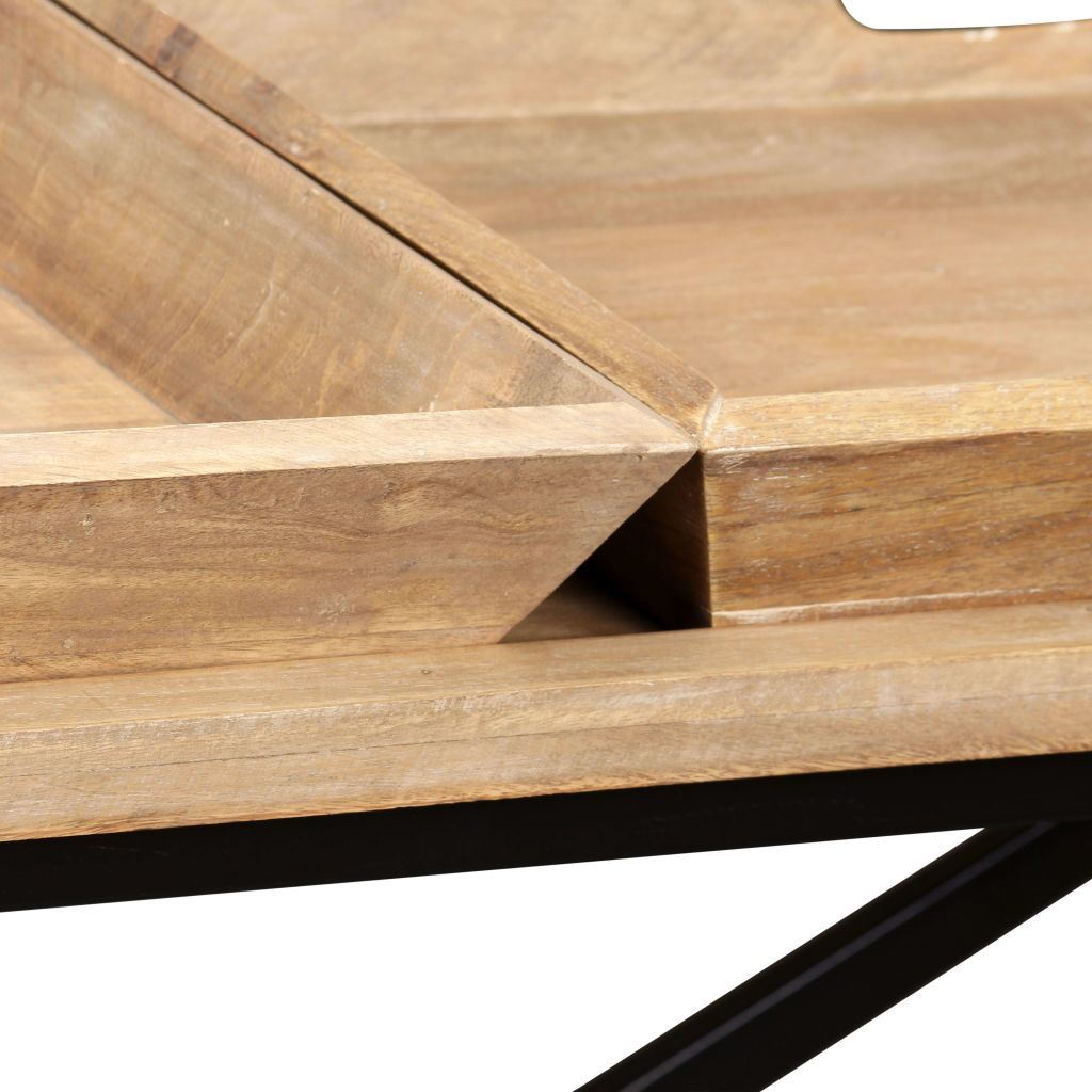 Console Table Solid Mango Wood 51.2"x15.7"x31.5"