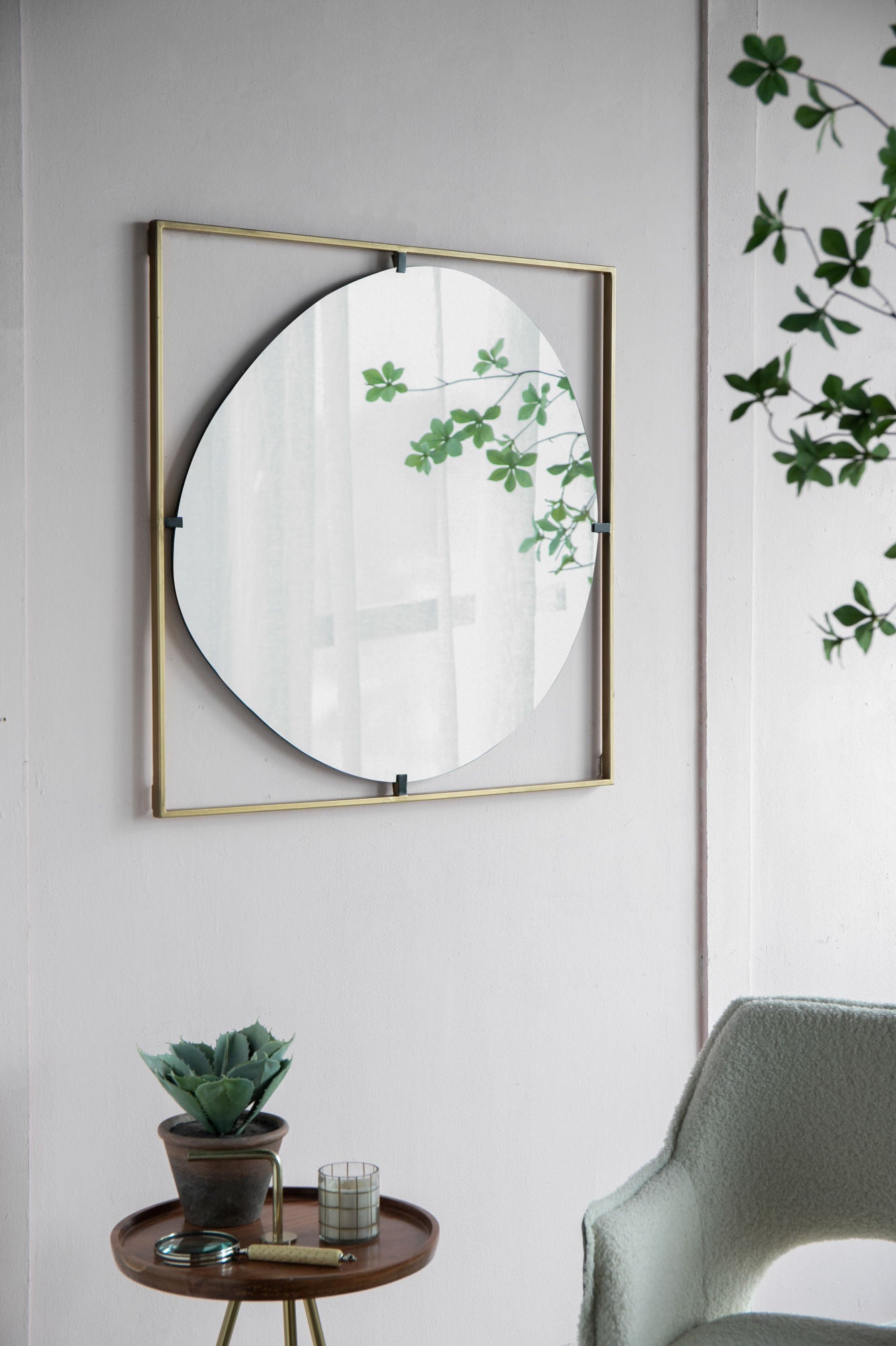 32x1x32" Poppy Mirror