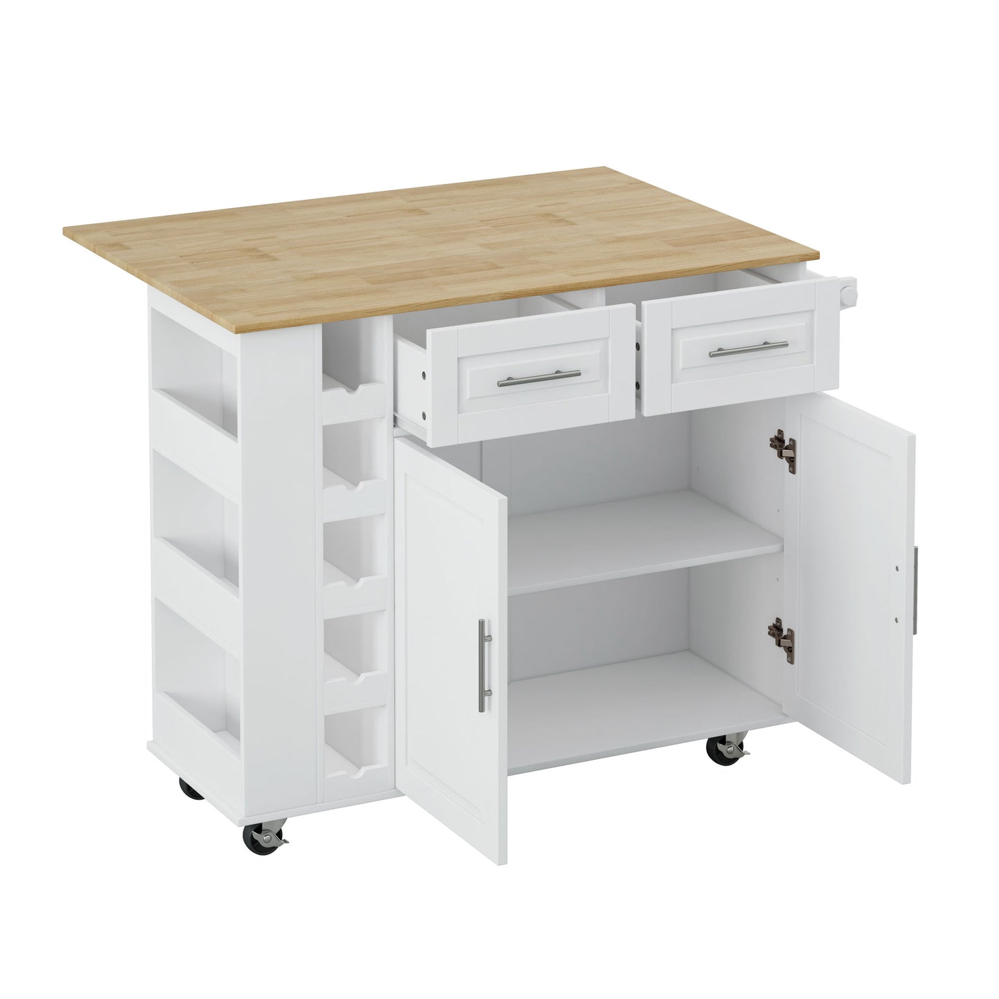 Multi-Functional Kitchen Island Cart