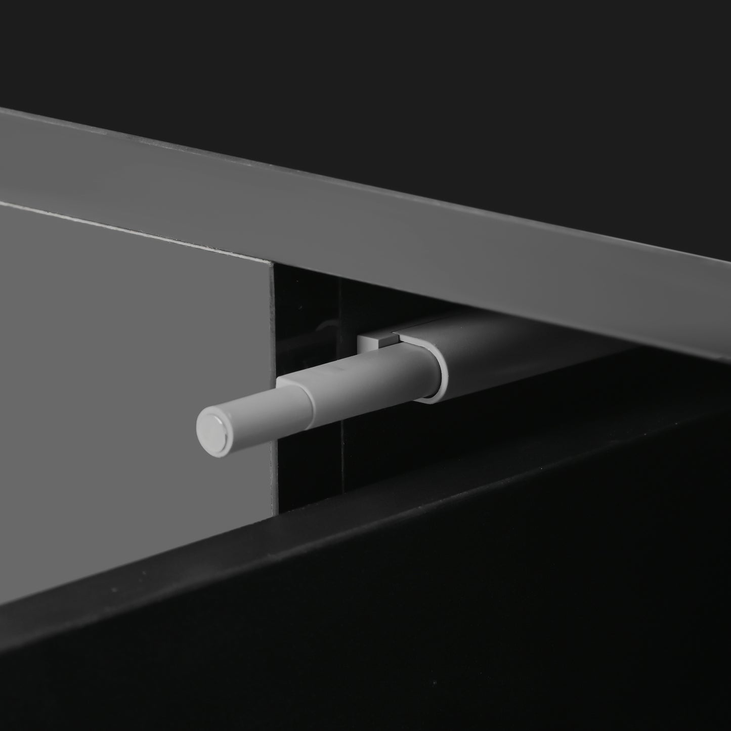 Modern Glossy Coffee Table with Drawer
