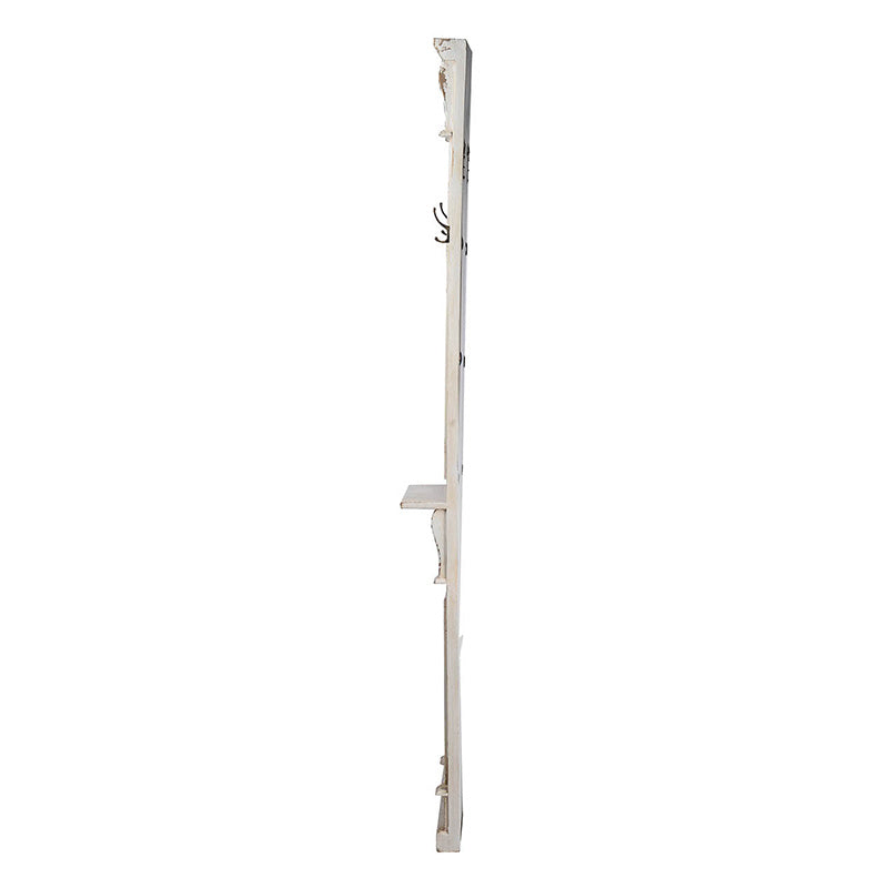 20" x 76" Classic Vintage Antique White Wall Mirror- French Country