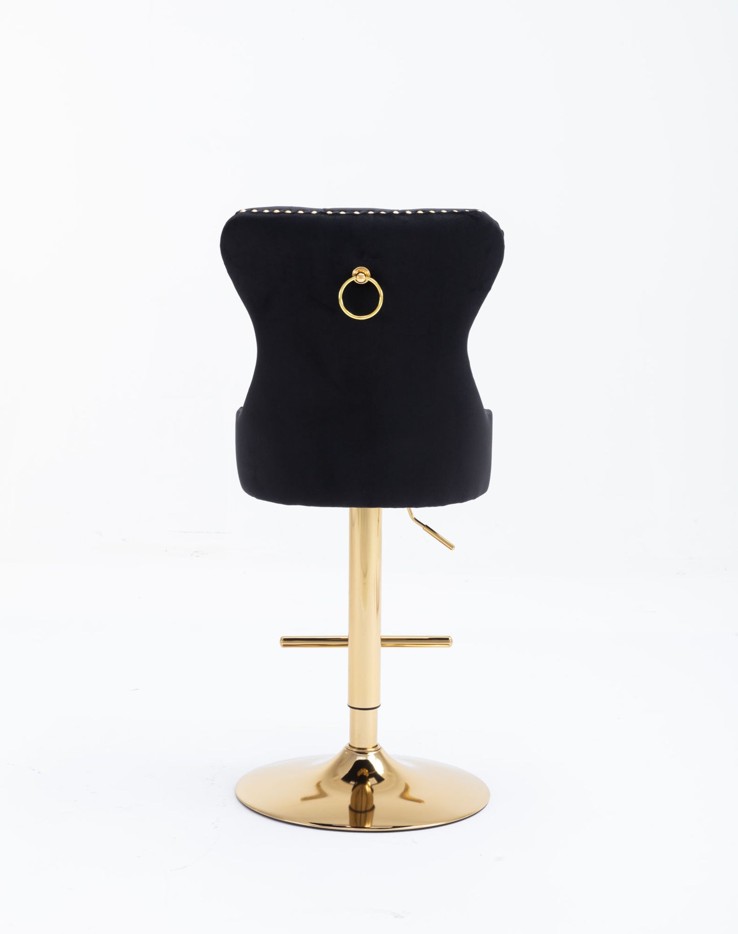 Swivel Bar Stools Chair Set of 2, Black