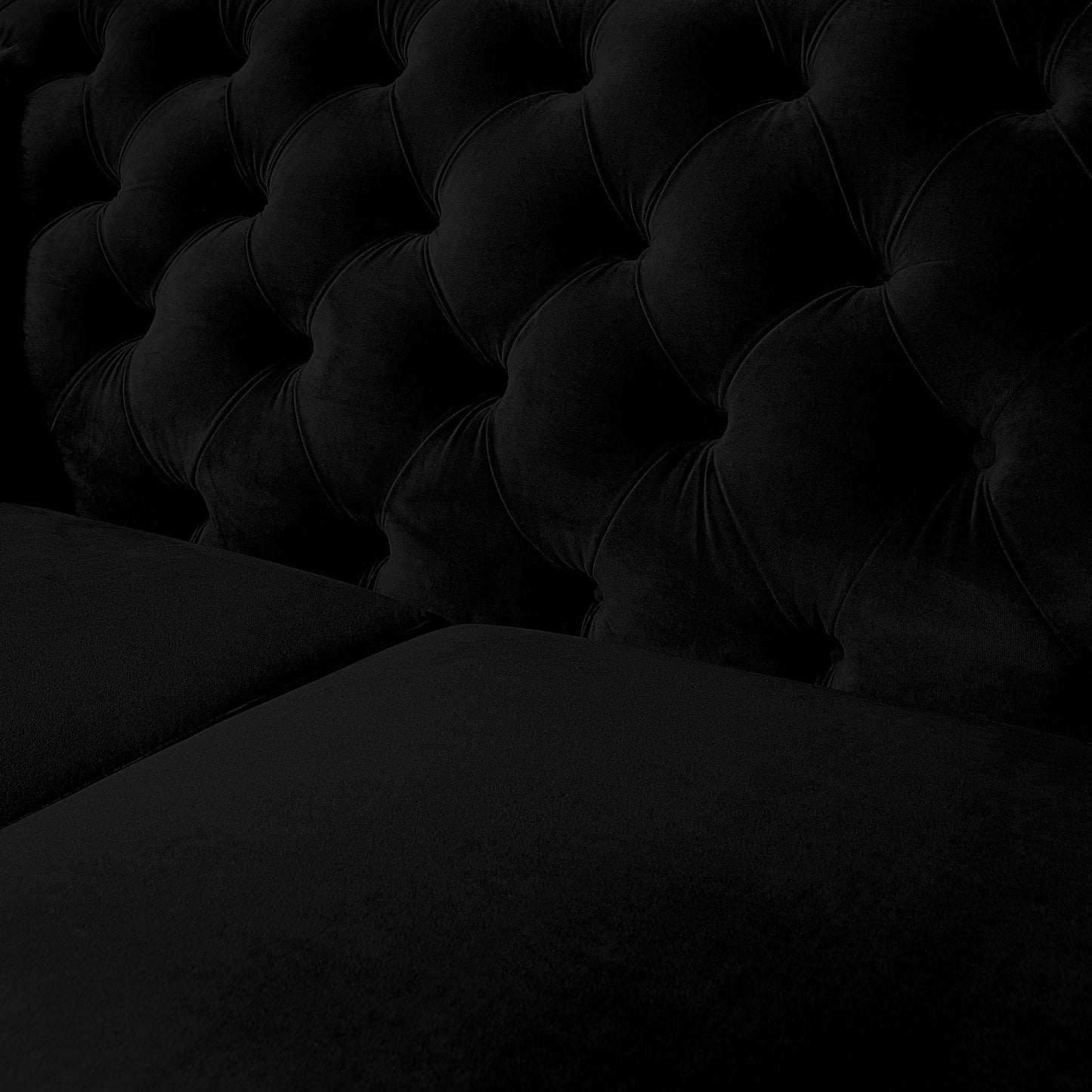 Velvet Stainless Steel Frame - Loveseat