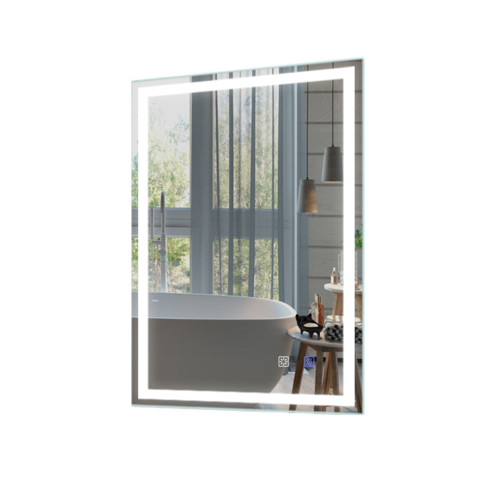 LED Bathroom Vanity Mirror with Light,24*36 inch, Anti Fog, Dimmable,Color Temper 5000K,Backlit + Front Lit,Both Vertical and Horizontal Wall Mounted Vanity Mirror(24x36)