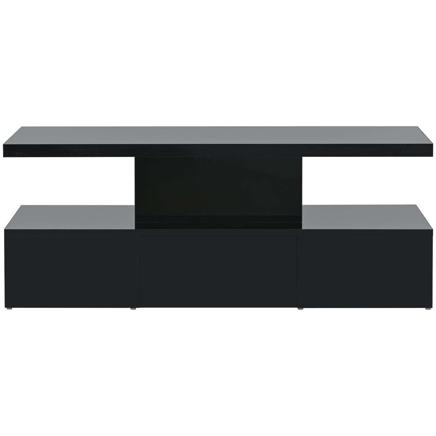 Modern Glossy Coffee Table with Drawer