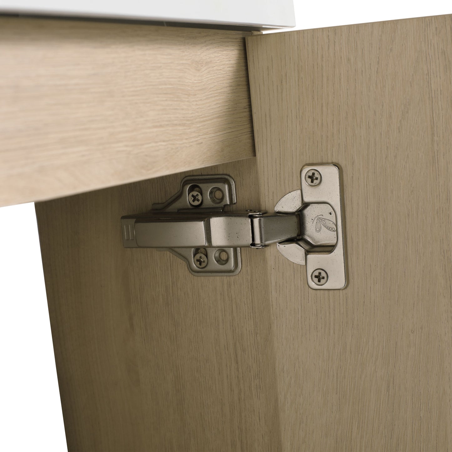 Bathroom Vanity With Single Gel Sink; Soft Close Doors; 16 Inch For Small Bathroom