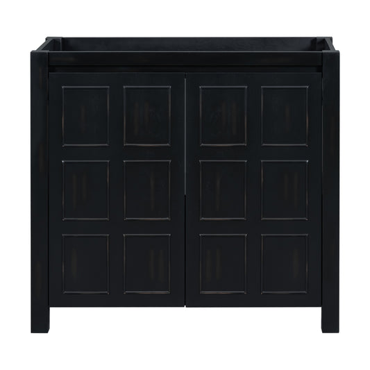 36" Bathroom Vanity-Retro Espresso