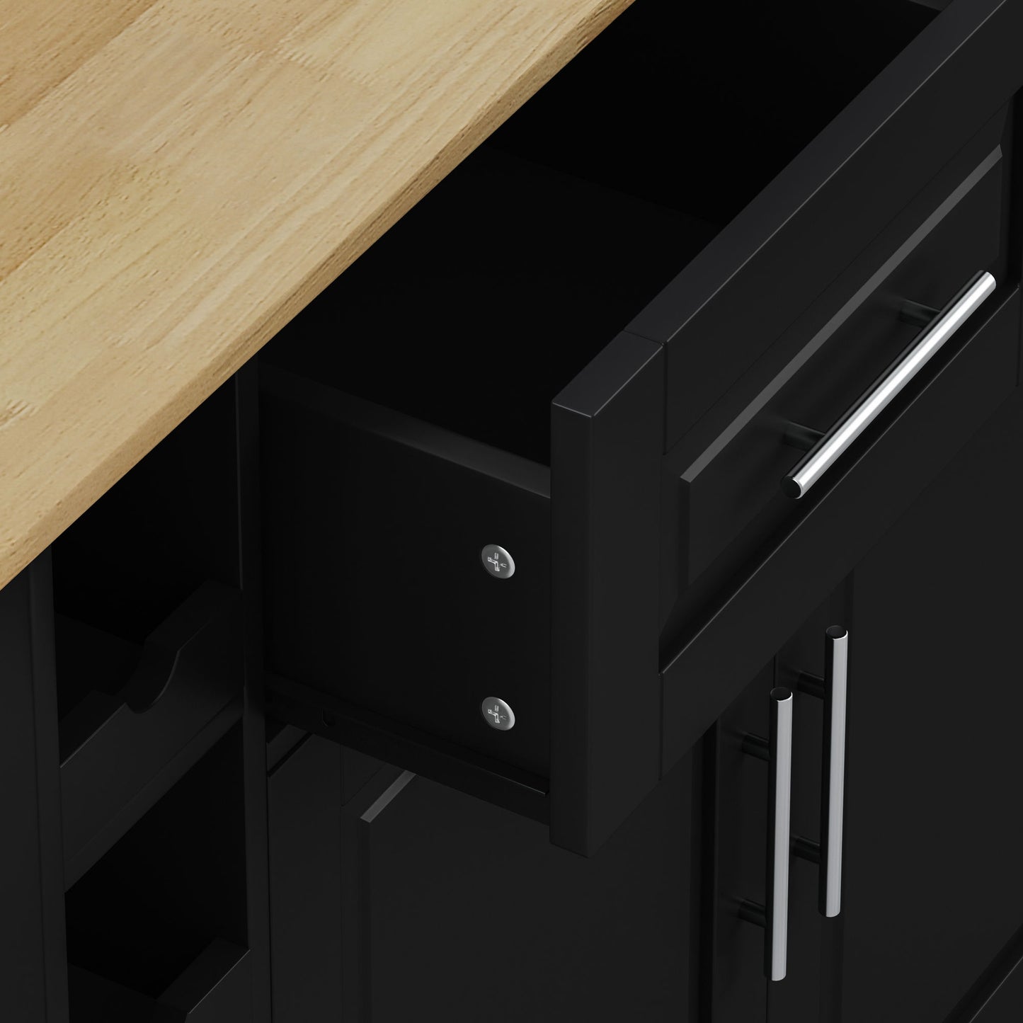 Multi-Functional Kitchen Island Cart
