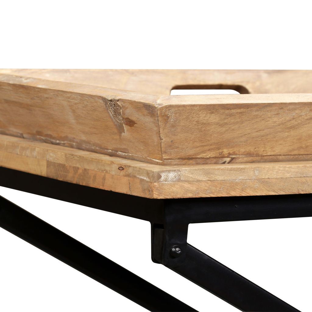 Console Table Solid Mango Wood 51.2"x15.7"x31.5"