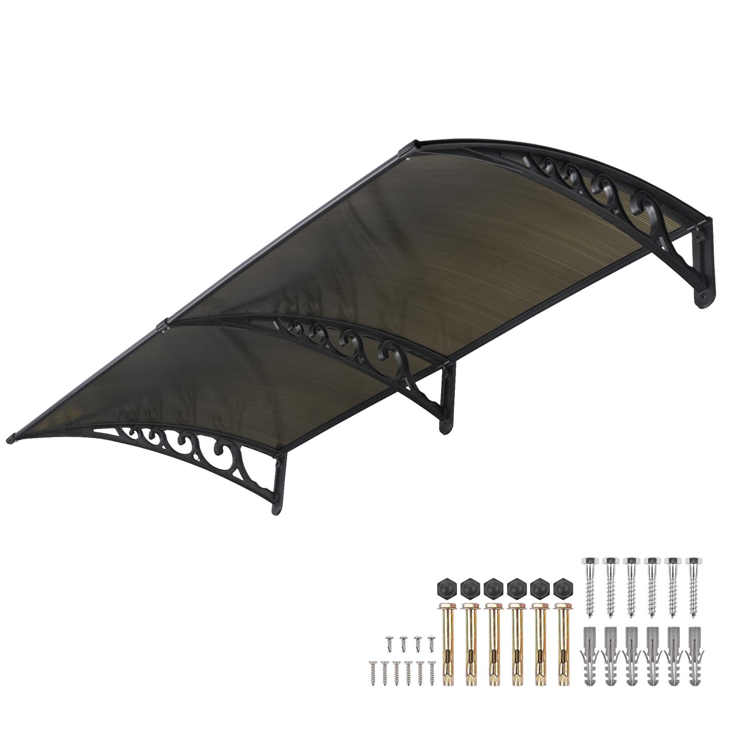 200x100 5mm PC Hollow Sheet Awning