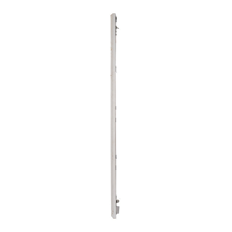 24" x 60" Distressed White Floor Mirror, Full Body Mirror