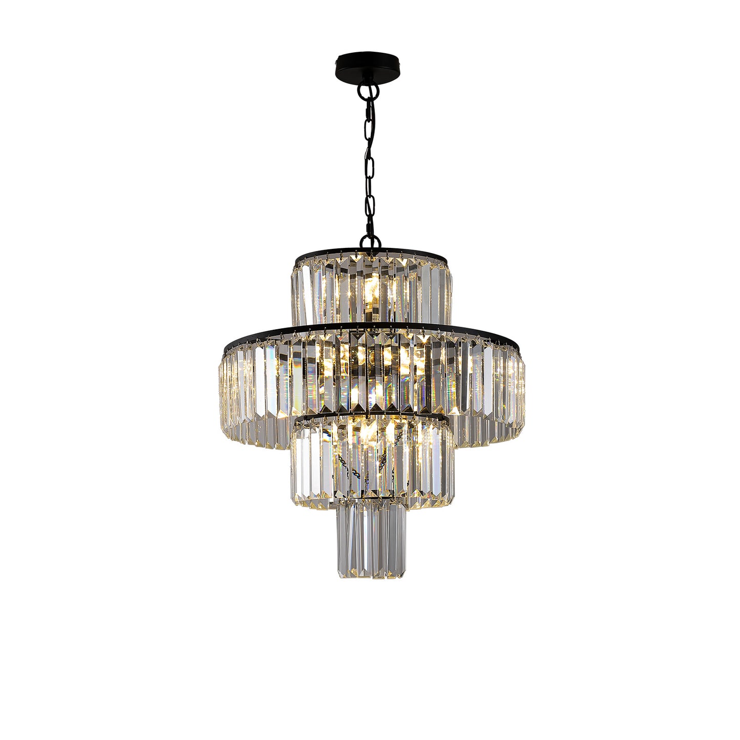 Luxury Crystal Chandelier -Black