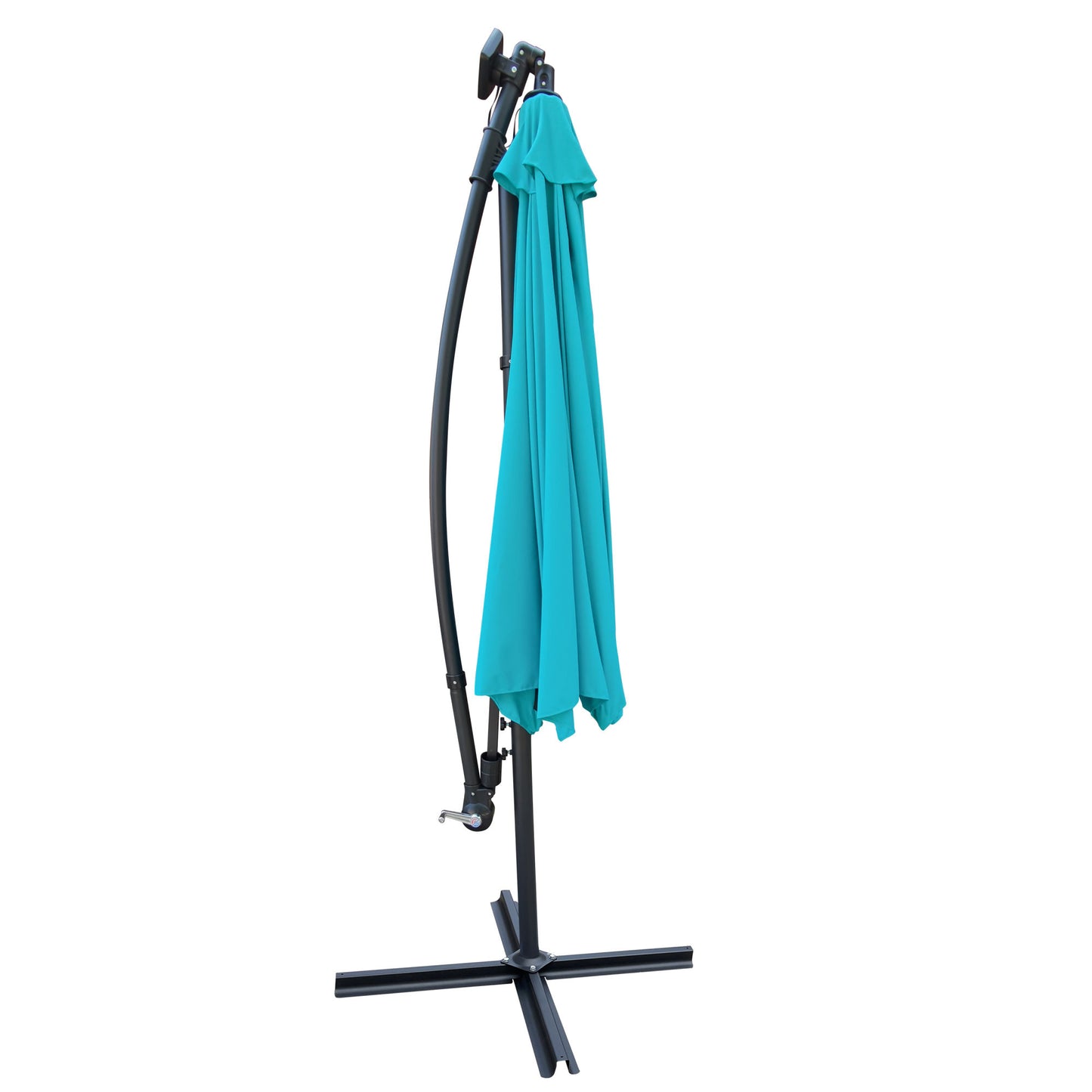 10 ft Outdoor Patio Umbrella with Solar Powered LED Light