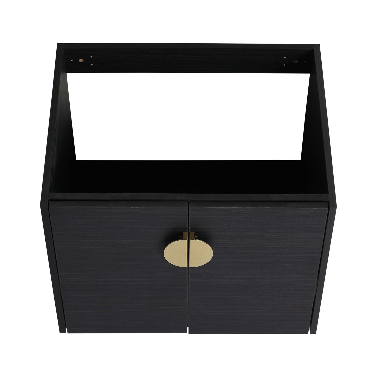 24 Inch Soft Close Doors Bathroom Vanity With Sink, For Small Bathroom(KD-Packing)