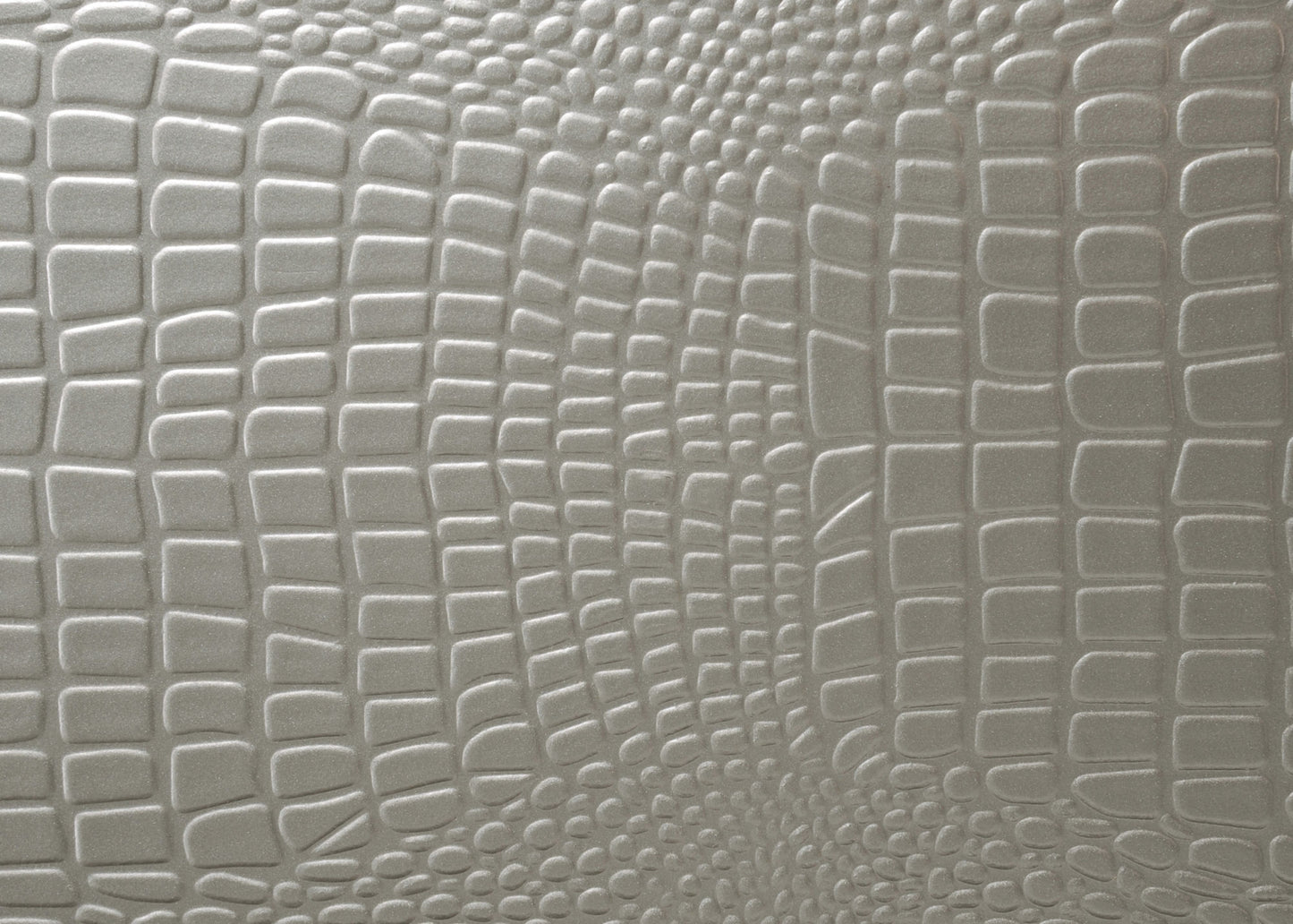 Modern Champagne Crocodile Skin Finish Upholstered 1pc Full Size LED Panel Bed Faux Diamond