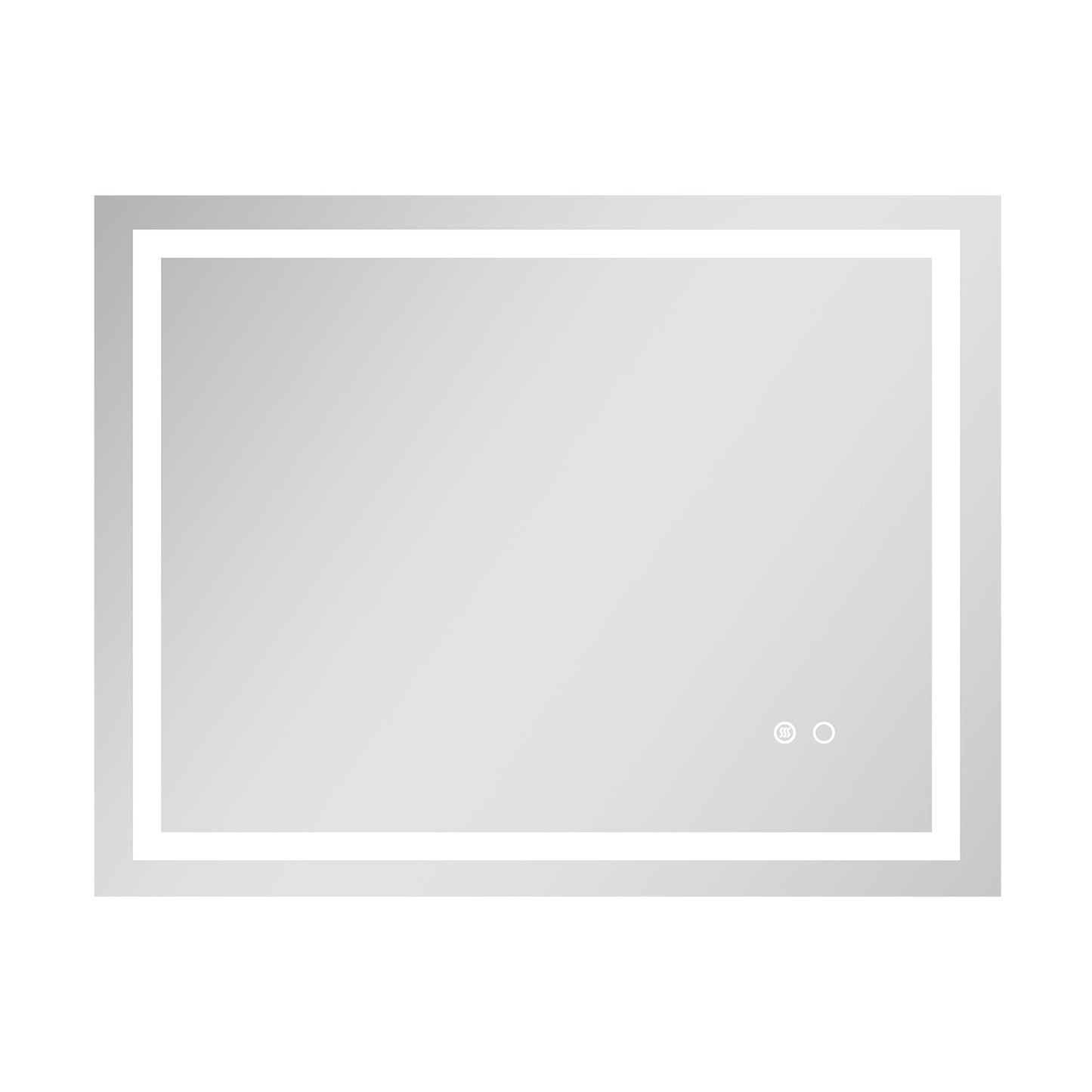 28'*36' LED Lighted Bathroom Wall Mounted Mirror with High Lumen+Anti-Fog Separately Control+Dimmer Function
