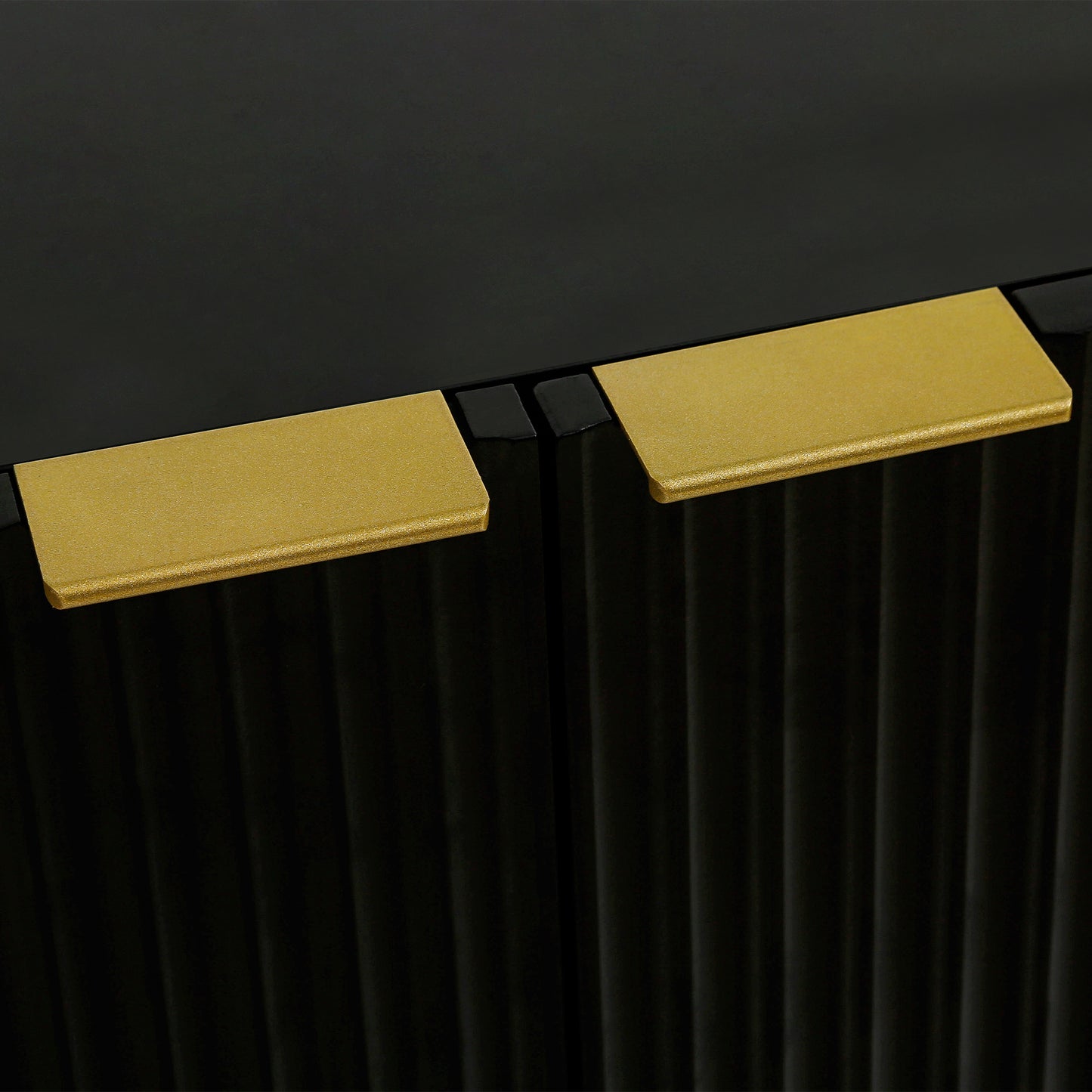 Board Cabinet with Gold Metal Legs