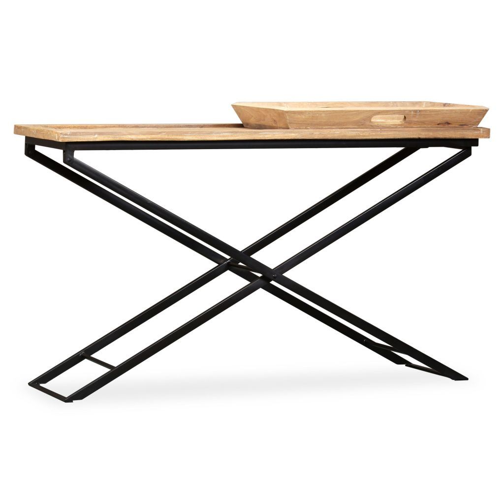 Console Table Solid Mango Wood 51.2"x15.7"x31.5"