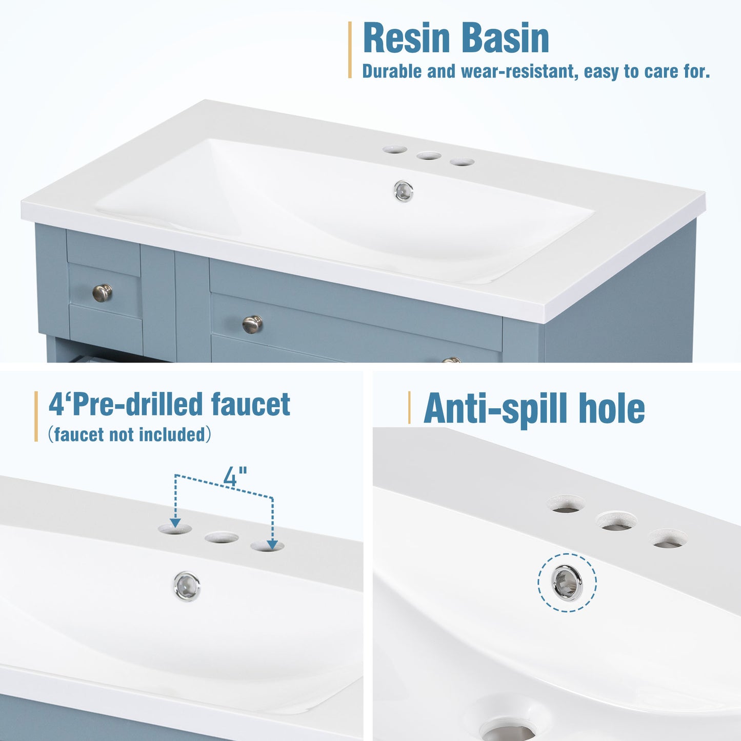 Modern 30-Inch Bathroom Vanity