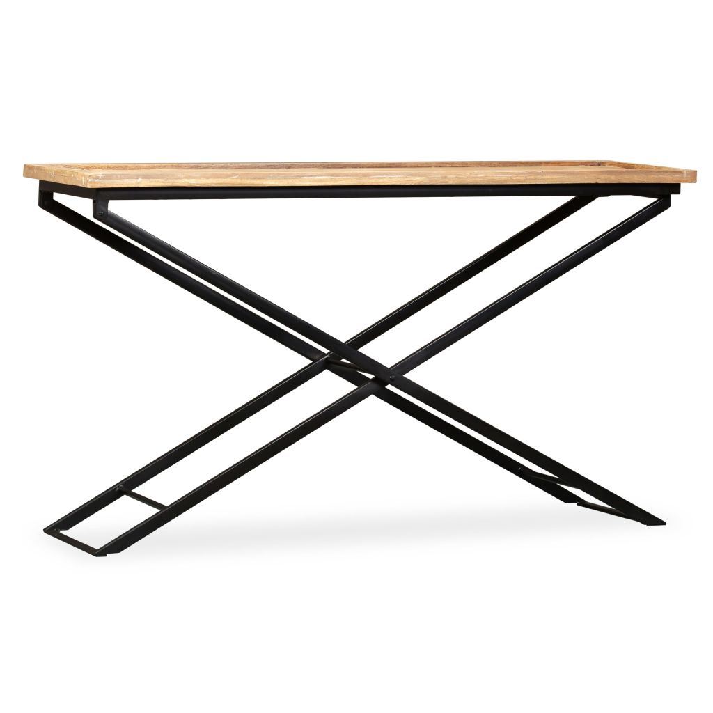 Console Table Solid Mango Wood 51.2"x15.7"x31.5"