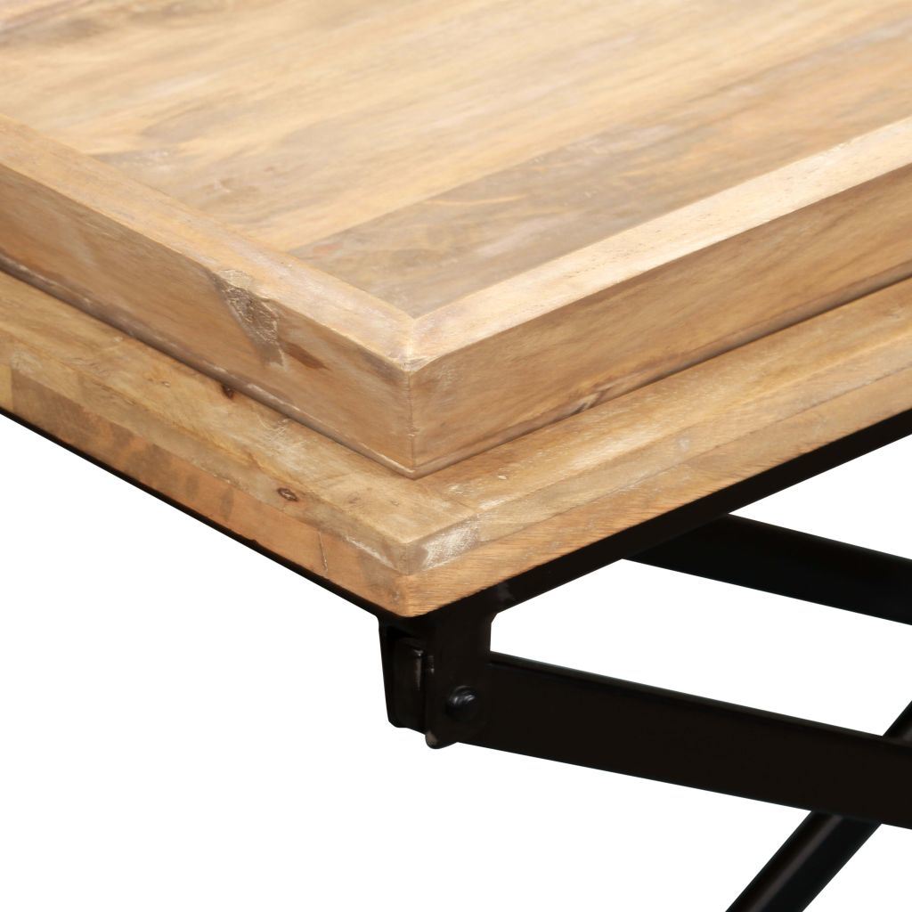 Console Table Solid Mango Wood 51.2"x15.7"x31.5"