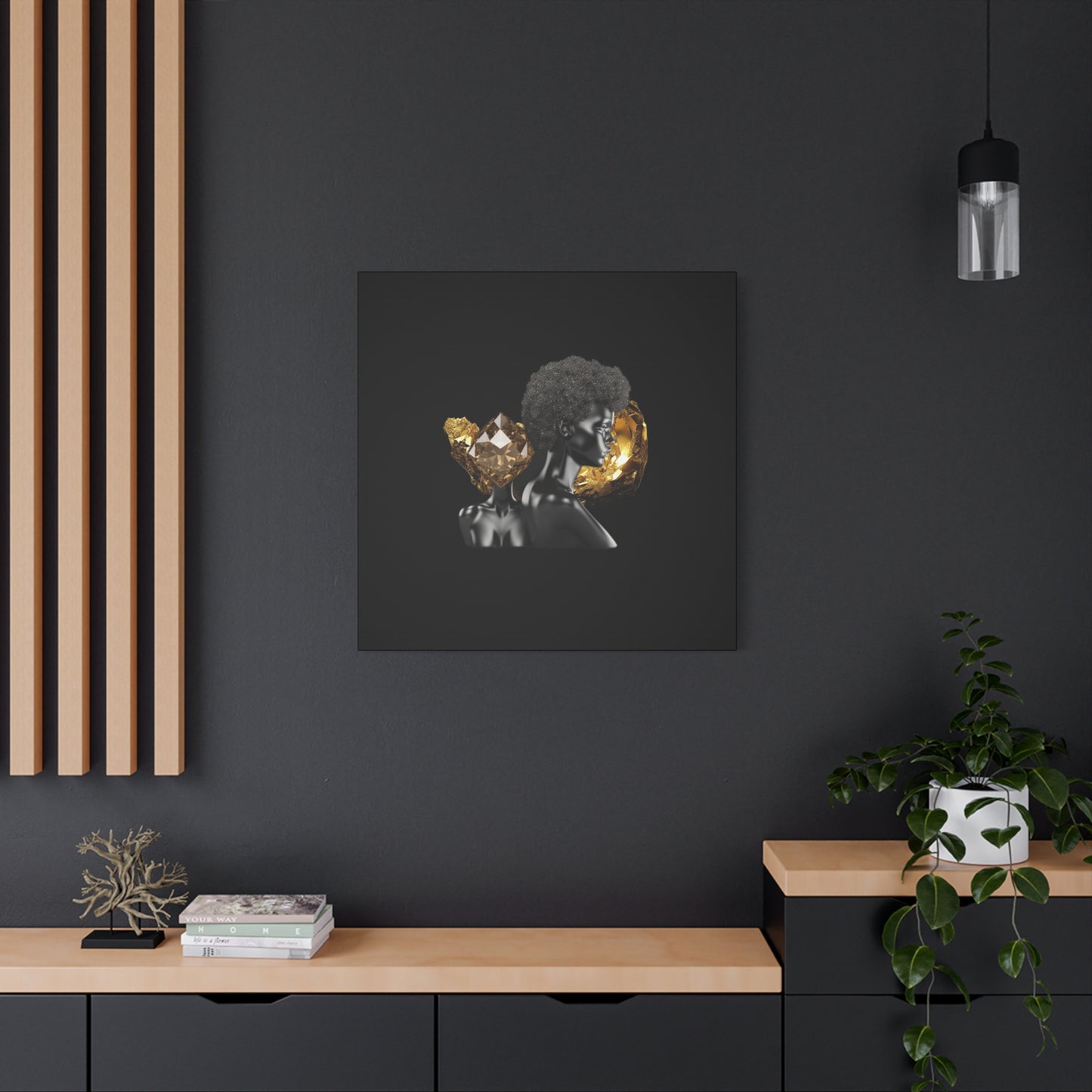 The Black in Everything is Golden (Black)- Wall Art