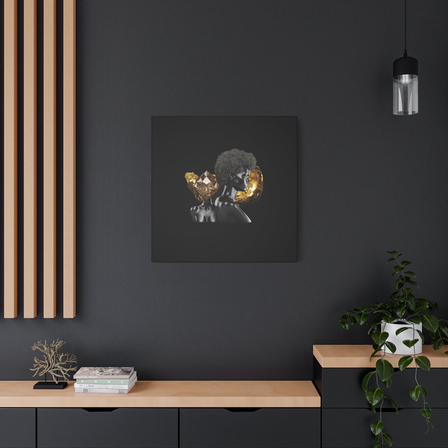 The Black in Everything is Golden (Black)- Wall Art
