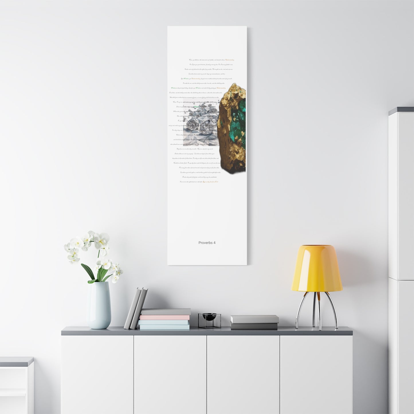 Proverbs 4: Nothing is worth more than Wisdom and Understanding. Wall Art